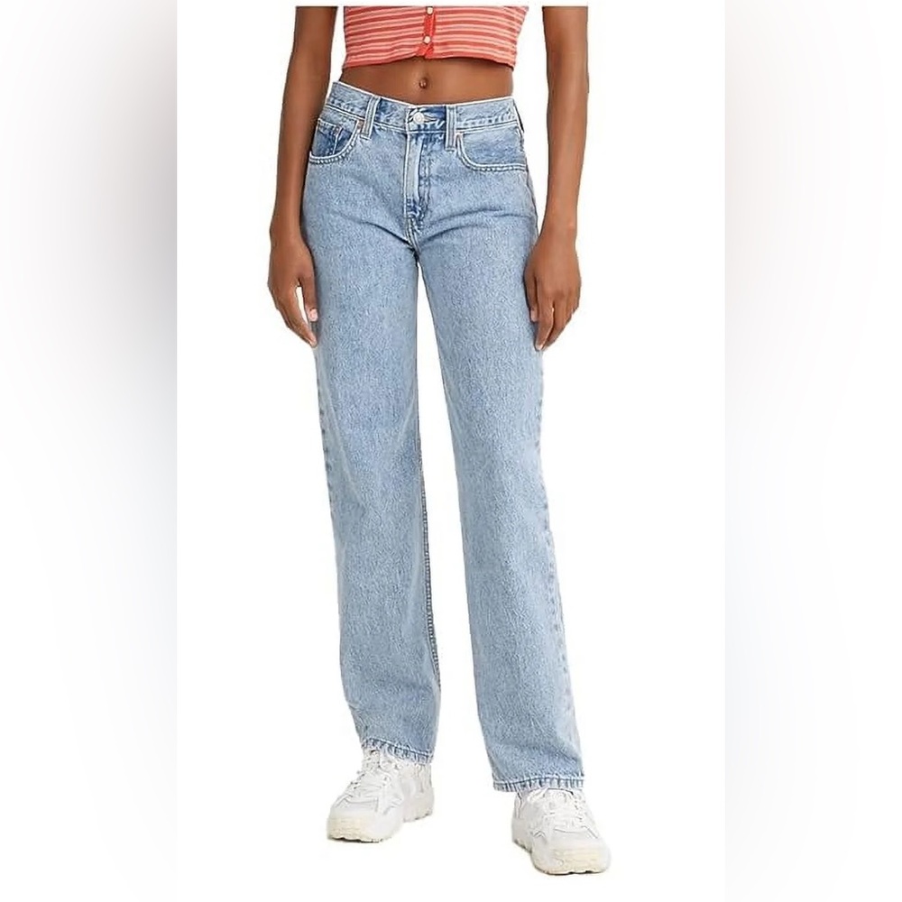 Levis Blue Straight Leg Jeans Classic Style